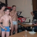 Bryan , Kenneyh en Steven met hun opvoering