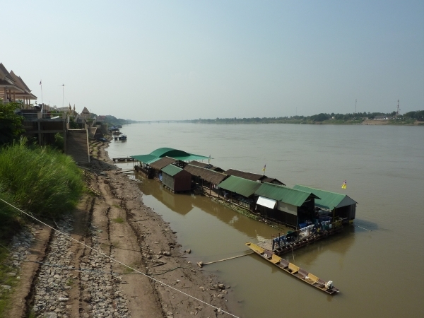 De Mekong: de grens tussen Thailand en Laos
