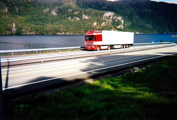 In de buurt van Trondheim in Noorwegen