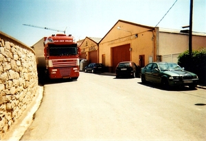 Wijn laden in Spanje