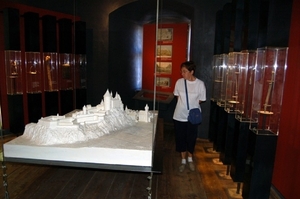 F54  maquette van kasteel  -   Kufstein kasteel