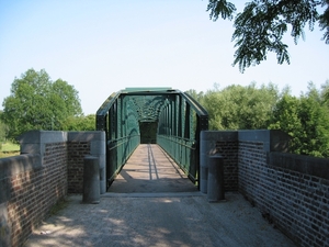 Pollare - Voetgangersbrug over de Dender