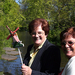 chris hilda in het keukenhof in nederland