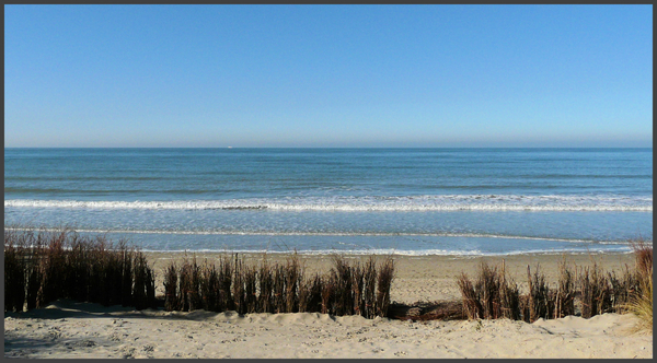 zicht op zee