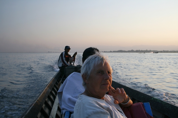 Einde van een prachtige dag