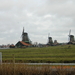 zicht op de molens in Zaandam
