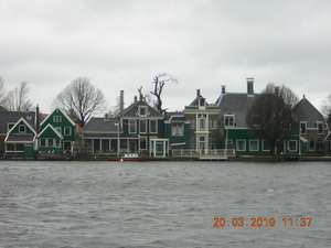 huizenrij in Zaandam