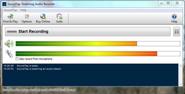 NCH recorder voor o.a Internet geluid opnemen.