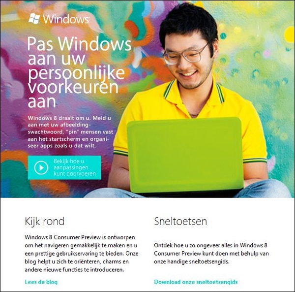 5 Mei 2012  uit de Windows 8 Nieuwsbrief