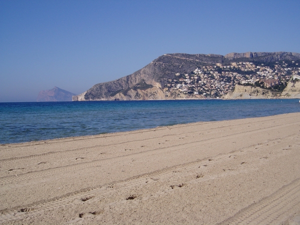 strand van Calpe,Spanje