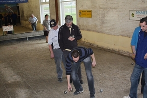 Staf, Gilles, Philip en Renaat