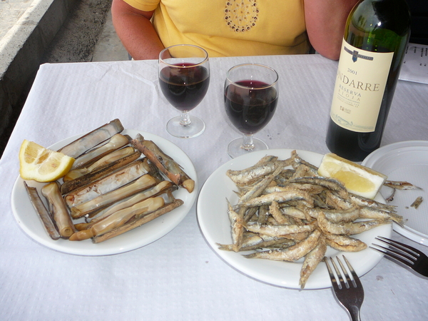 tapas : sardien en navaja