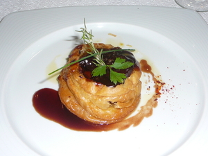 foie gras met salsa ximenez