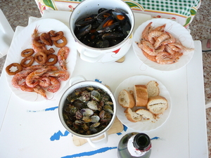 diverse tapas home-made