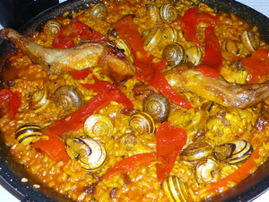 paella caracol