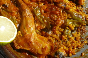 Paella conejo anguila (3)