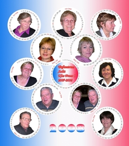 Kalender 1 blad bijeengezet