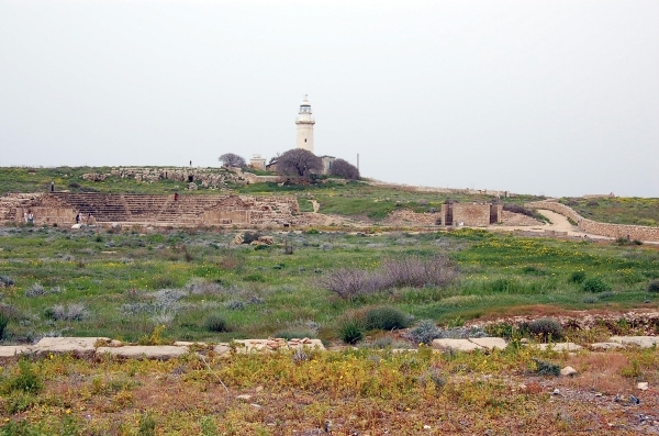 44 Phaphos - archeologische site - asclepion en Odeon met vuurtor