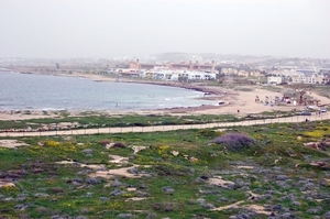 47 Phaphos - archeologische site - zicht op de baai   (1)