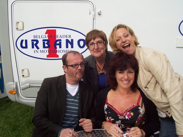 Myriam, Waldek, Rosa en Peggy