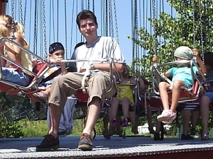 Michael met zijn papa