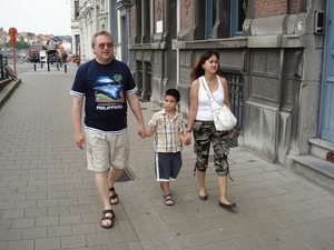 Michael, Estrella & Ronny op wandel