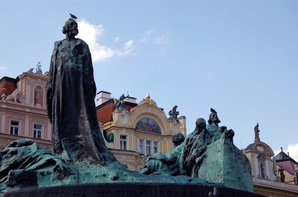 D5  Oude markt Jan Hus