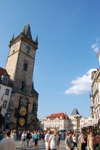 D614  Oude markt  Klokketnoren stadhuis