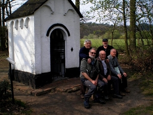 Ff posseren , rusten is voor na de wandeling
