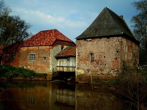 Nog werkende watermolen in Grobbendonk