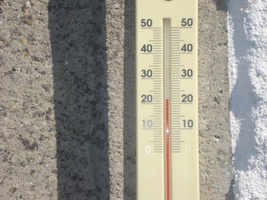 14 April (22graden in de zon )