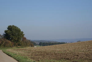 wandeling door de velden