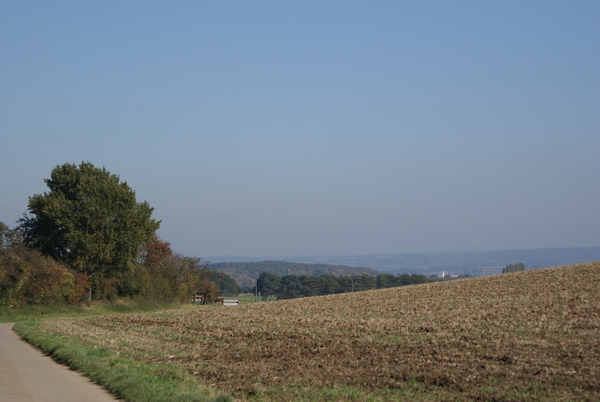 wandeling door de velden