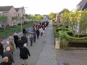 Opweg naar herdenkings monument.