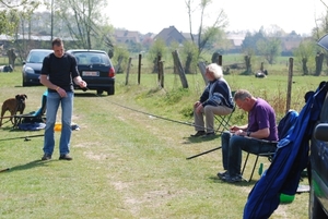 Vissen op forel 24-4-2010 (1)