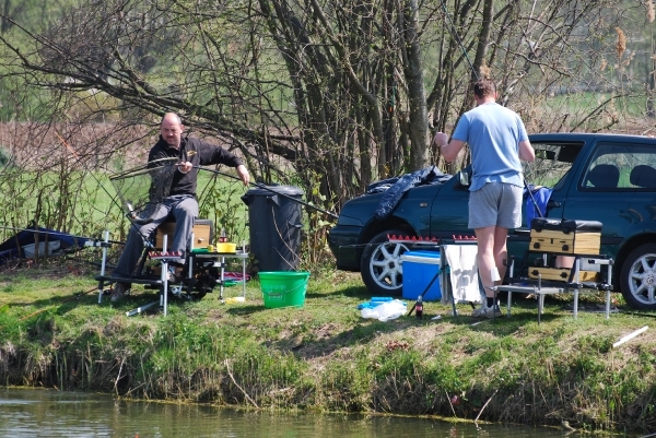 Vissen op forel 24-4-2010 (5)