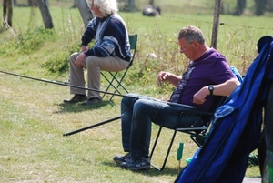 Vissen op forel 24-4-2010