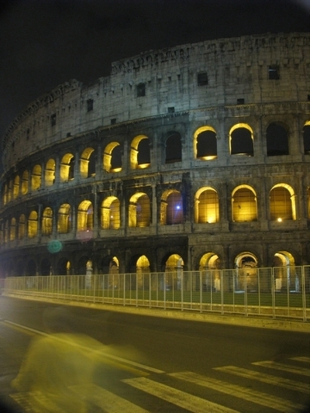 Colosseum by night