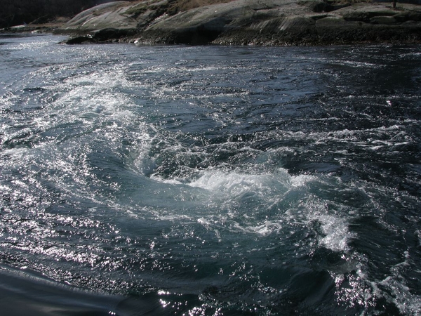 Getijdestromingen bij Saltstraumen