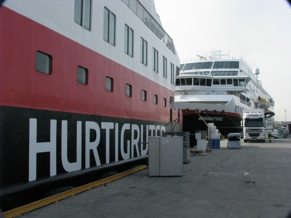 Trondheim: met zusterschip Midnatsol