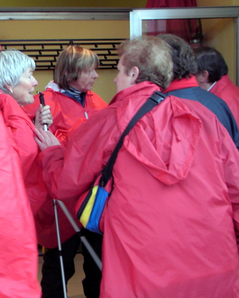 klaar om te vertrekken..