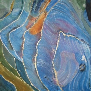 NUMMER   13   PETRA  40 X 40 CM   ACRYL  OP CANVAS       DEEL C