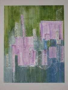 NUMMER   23  ACRYL FANTASIE  MET GAAS    50 X 70 CM