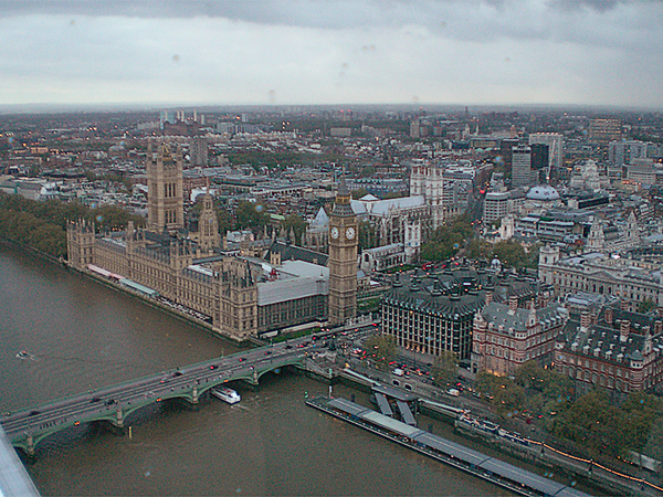 Houses-of-Parliament en Westminster Abbey