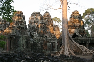 Zicht op het heiligdom Ta Prohm