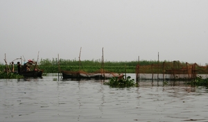 Onderweg op de rivier naar Battambang