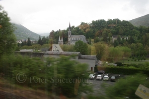 3 mei aankomst van de trein in Lourdes