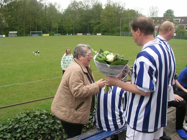 bloemen voor de supporter van het jaar.
