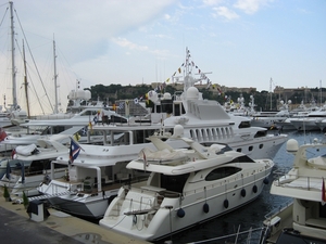 stuk van de jachthaven in monaco