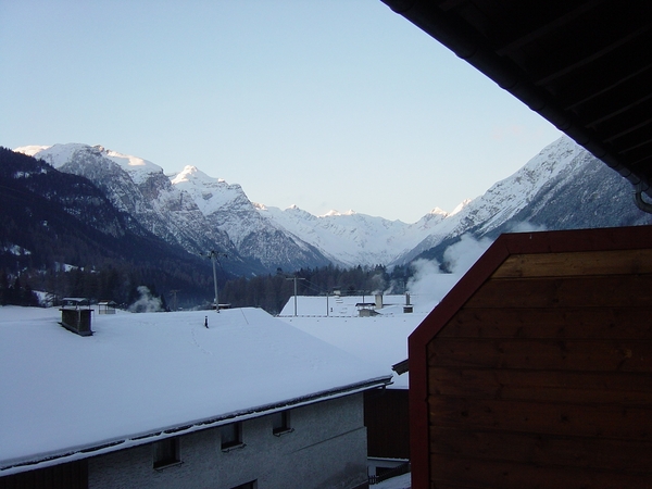 UItzicht vanaf het balkon